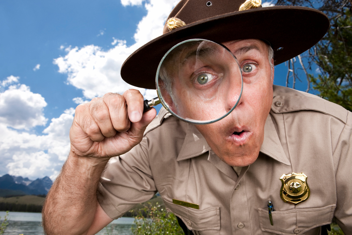 Discovery: Park Ranger with Magnifying Glass